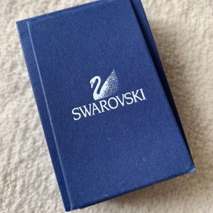 Swarovski gold necklace with heart